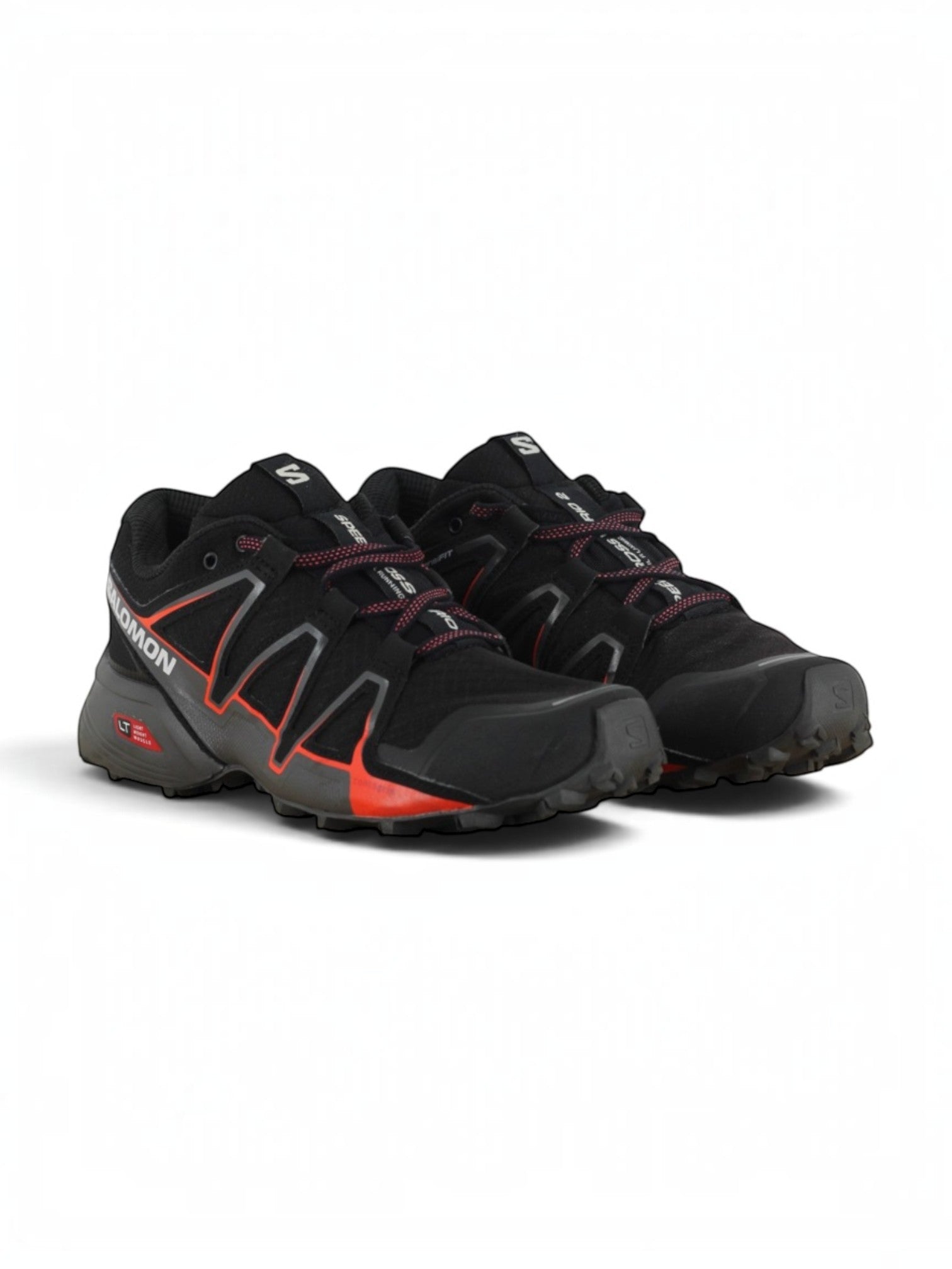 Salomon Speedcross Vario 2 Trainers Women’s UK 6.5 Black Red Trail Running Shoes