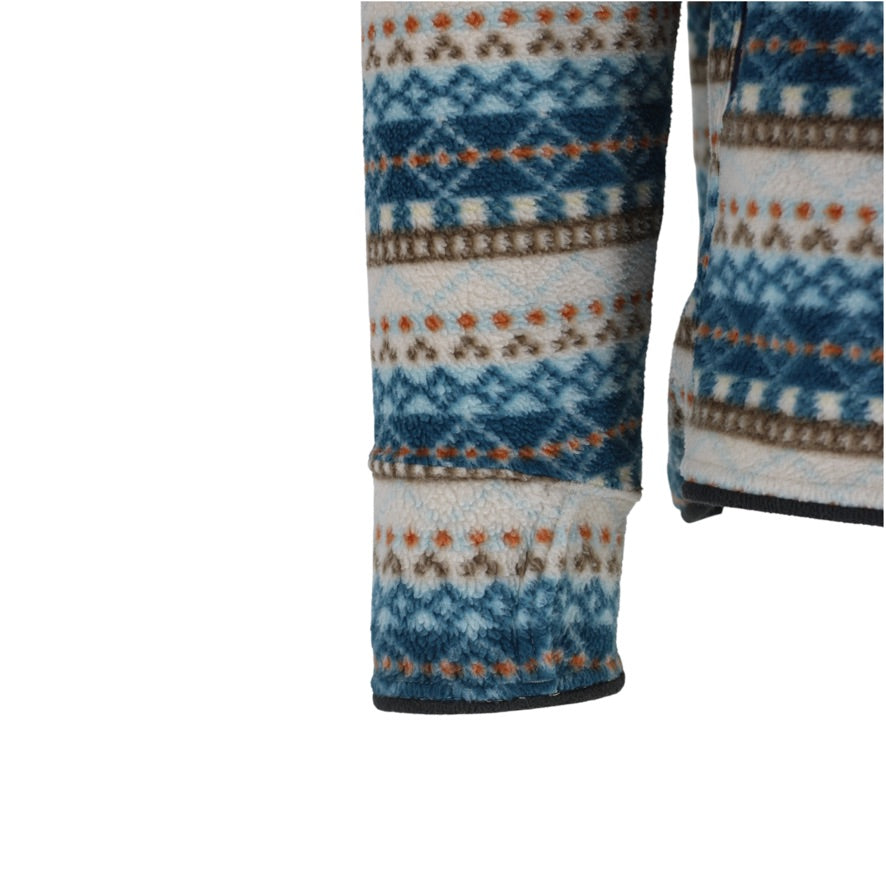 Montbell Climaplus Fleece Men’s Large Fair Isle Full Zip Jacket 1106471