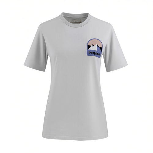 Berghaus Logo T-Shirt Women's M White Cotton Crew Neck Tee