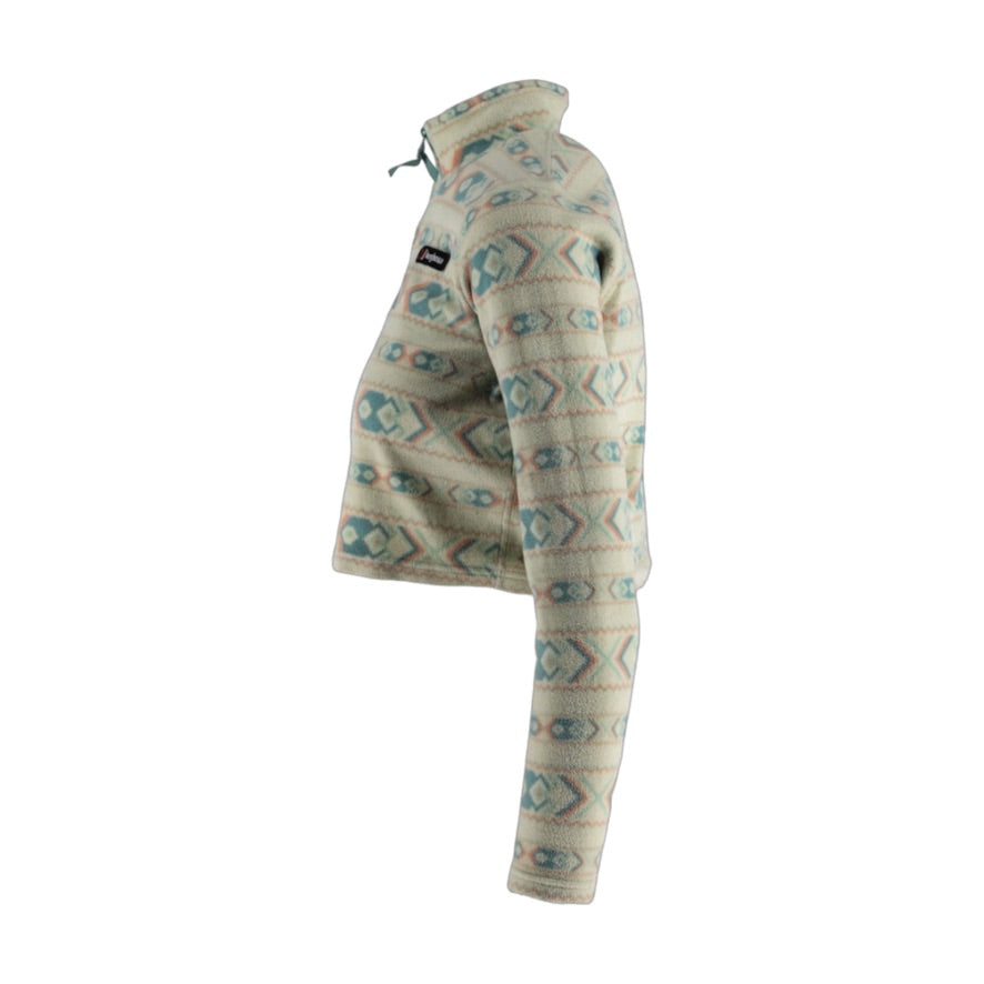 Women’s Aztec Cropped 1/4 Zip Jumper