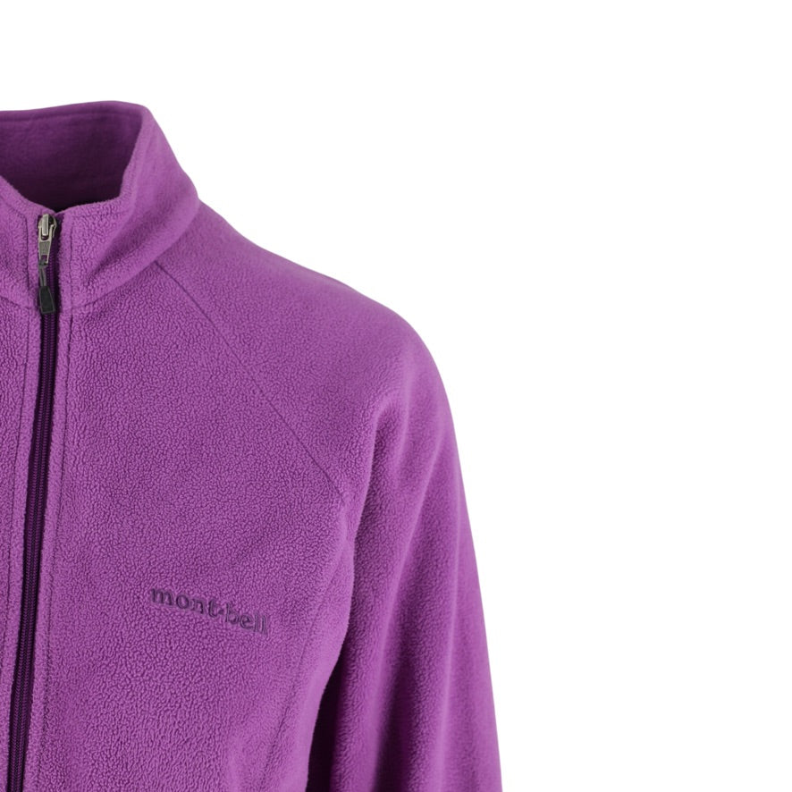 Montbell Chameece Fleece Women’s Medium Purple Full Zip Jacket