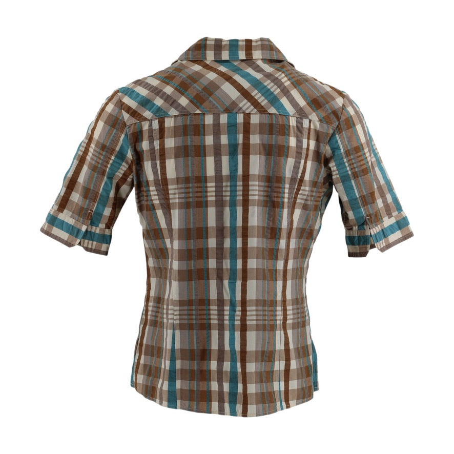Women’s Check Short Sleeve Shirt