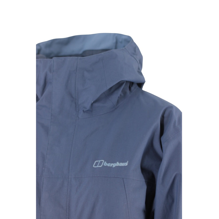 Berghaus Hydroshell Jacket Women’s UK 18 Navy Waterproof Hooded Rain Coat