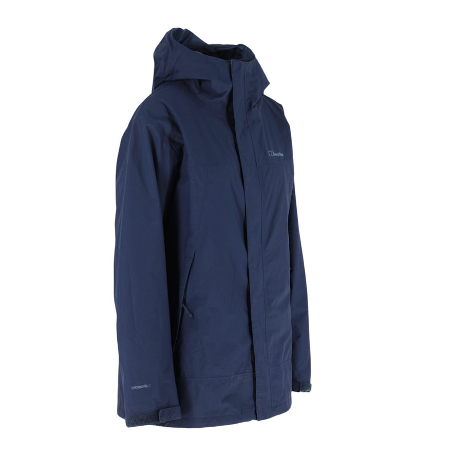 Berghaus Hydroshell Jacket Women’s UK 18 Navy Waterproof Hooded Rain Coat