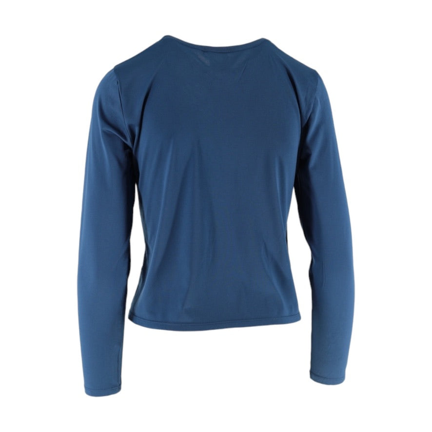 Patagonia Capilene Long Sleeve Base Layer Top Women's M Blue USA Made
