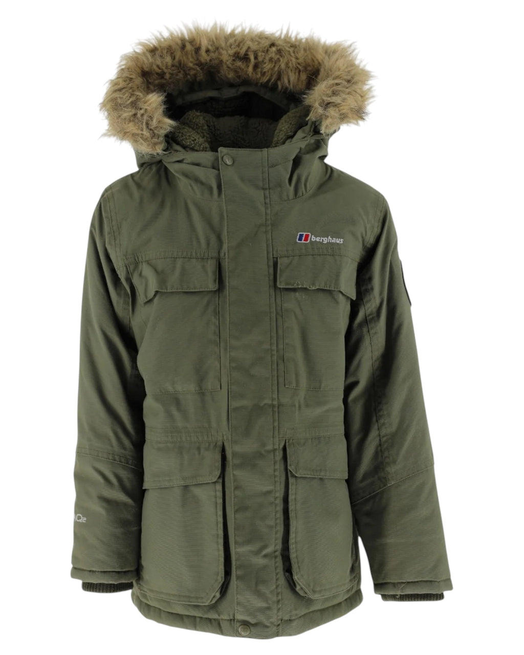 Kids’ AQ2 Fur Hooded Parka Coat