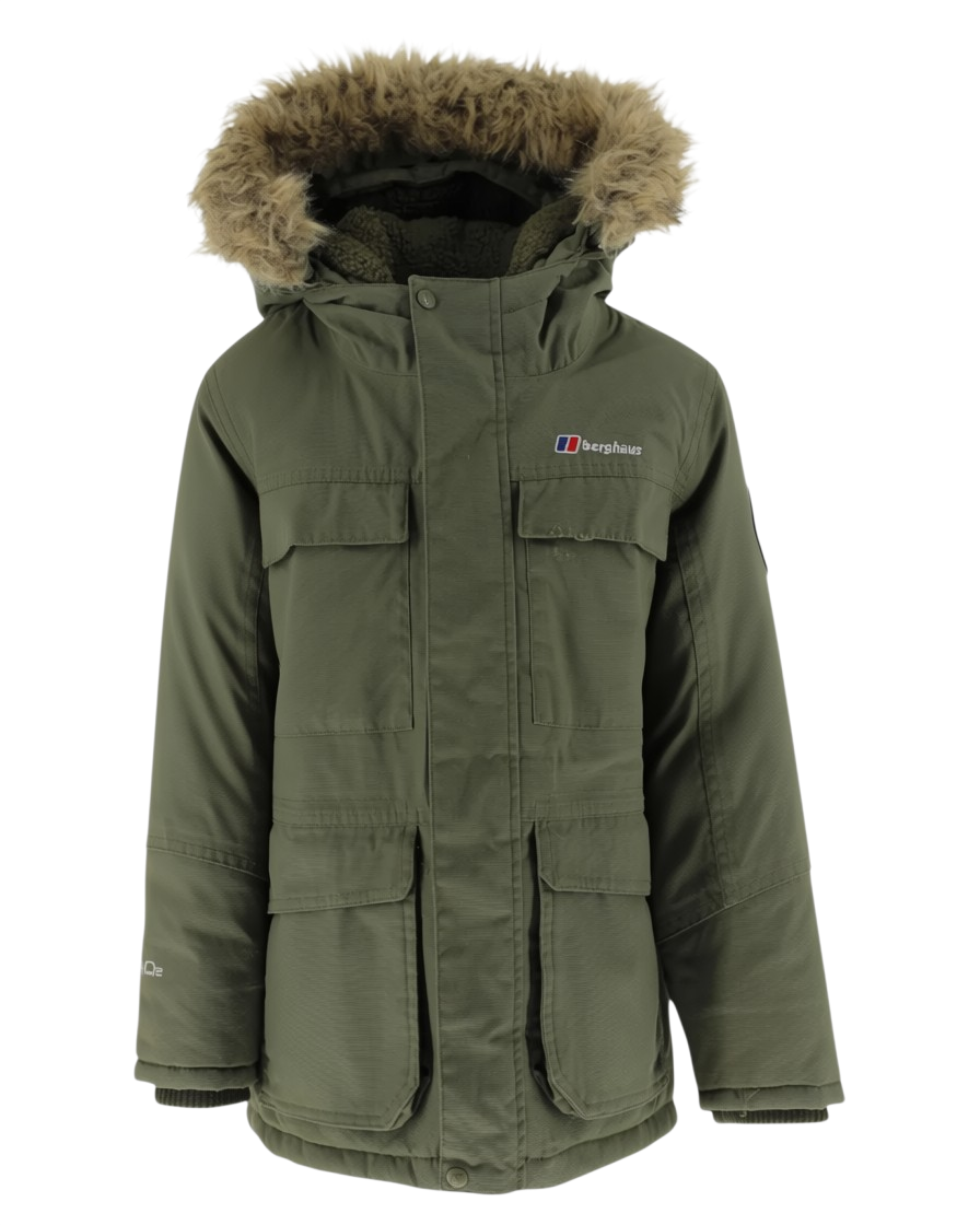 Kids’ AQ2 Fur Hooded Parka Coat
