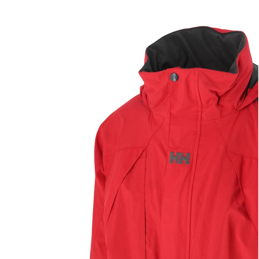 Helly Hansen Helly Tech Jacket Men’s Large Red Waterproof Windproof Shell Coat