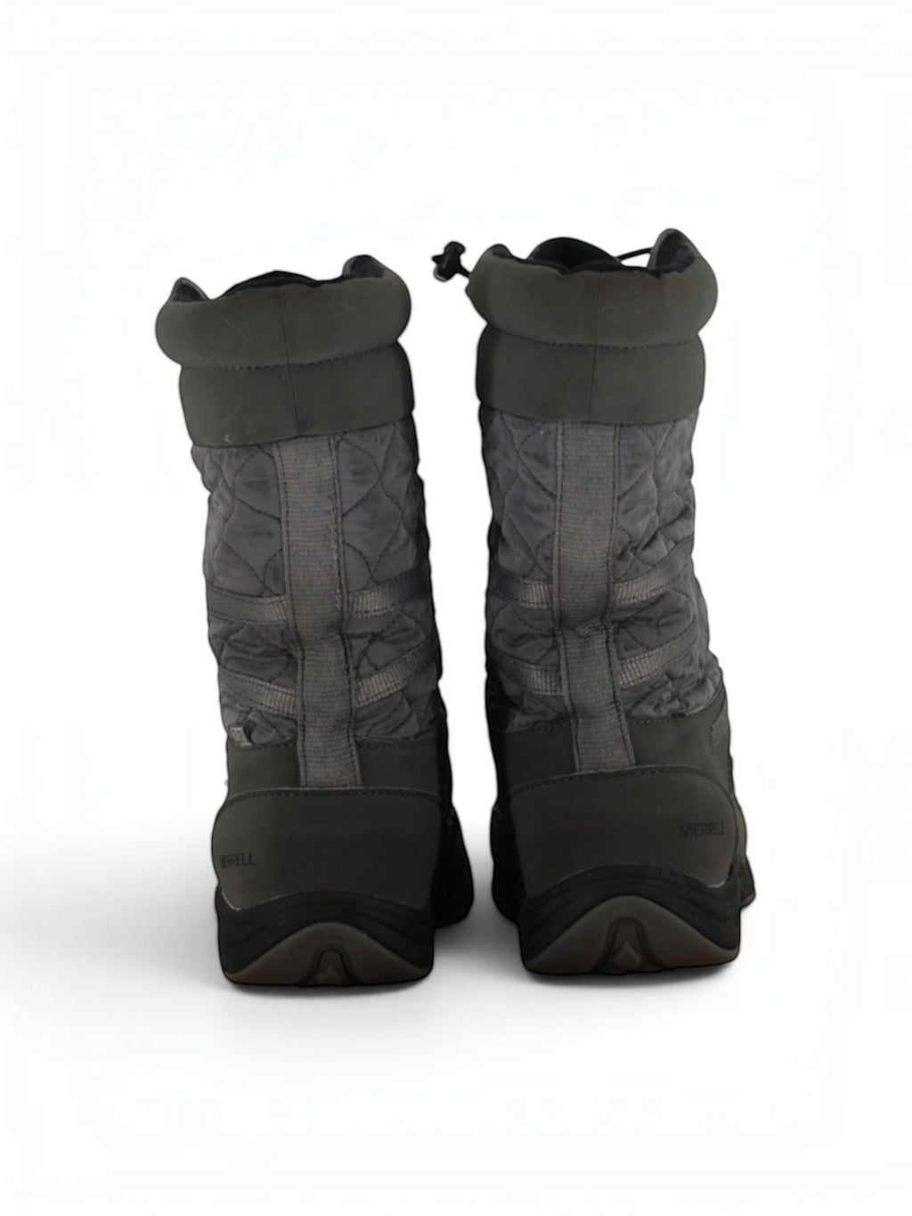 Merrell Winter Boots Women’s UK 4.5 Grey Quilted Insulated Outdoor J99142