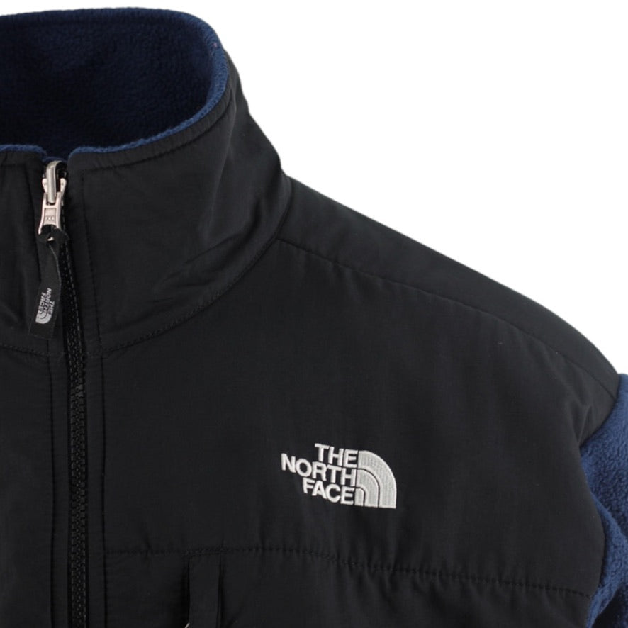 The North Face Denali Polartec Recycled Fleece Jacket Men's L Navy Blue Full Zip
