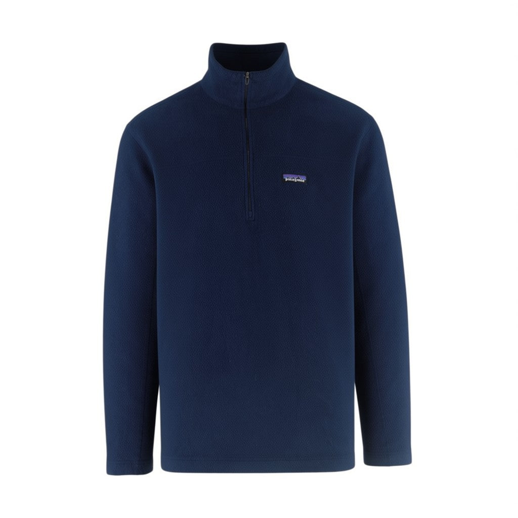 Patagonia Microfleece 1/4 Zip Pullover Fleece Men's XL Navy Blue