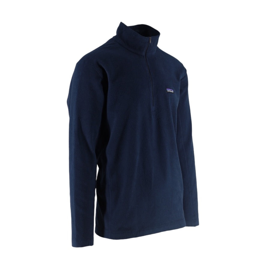 Patagonia Microfleece 1/4 Zip Pullover Fleece Men's XL Navy Blue