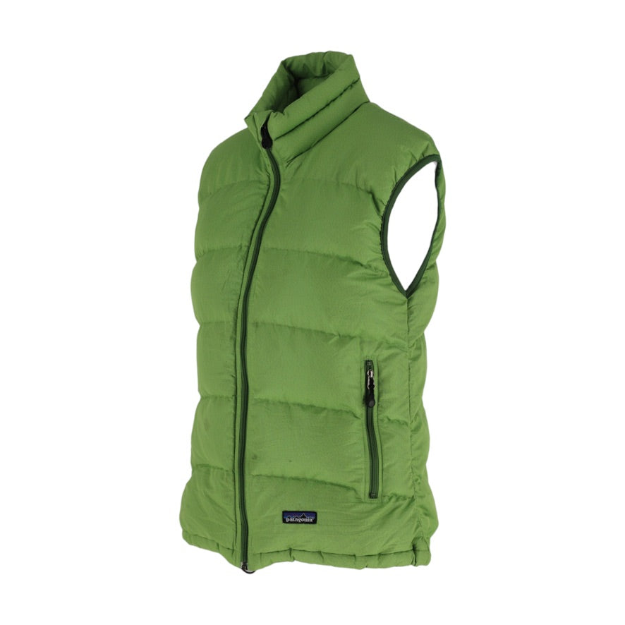 Patagonia Down Gilet Women’s Medium Green Insulated Puffer Vest