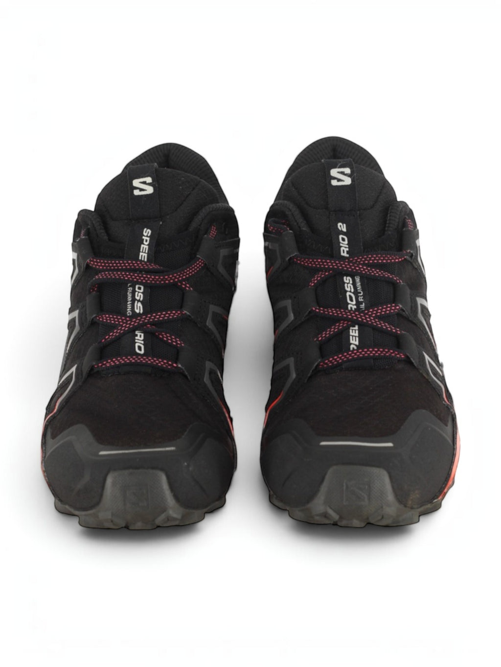 Salomon Speedcross Vario 2 Trainers Women’s UK 6.5 Black Red Trail Running Shoes