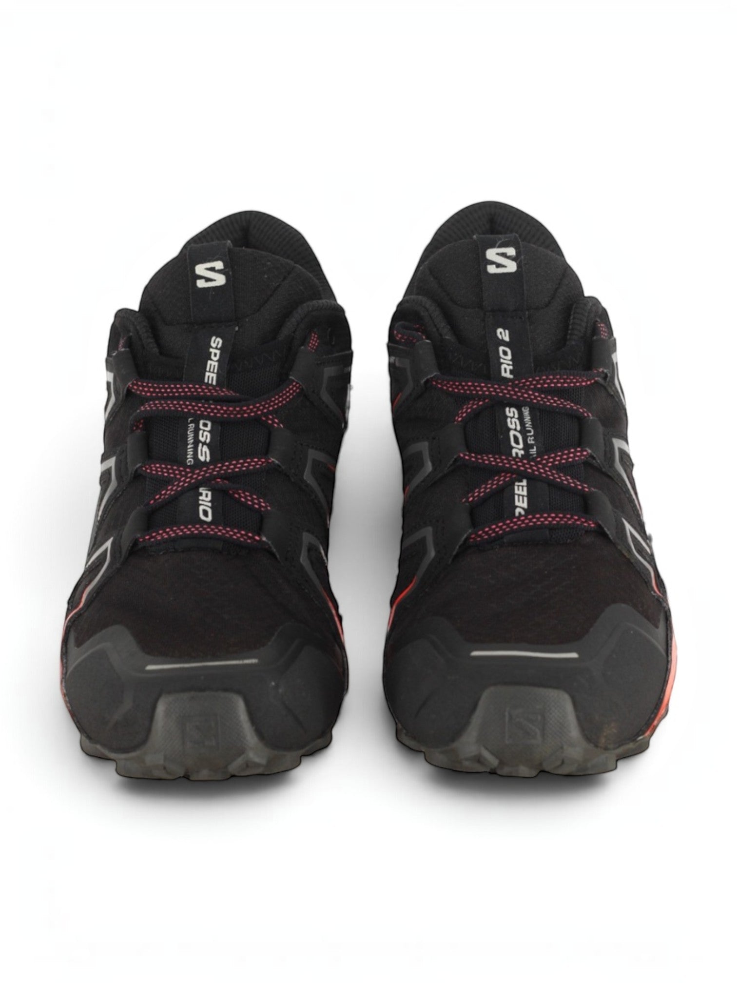 Salomon Speedcross Vario 2 Trainers Women’s UK 6.5 Black Red Trail Running Shoes