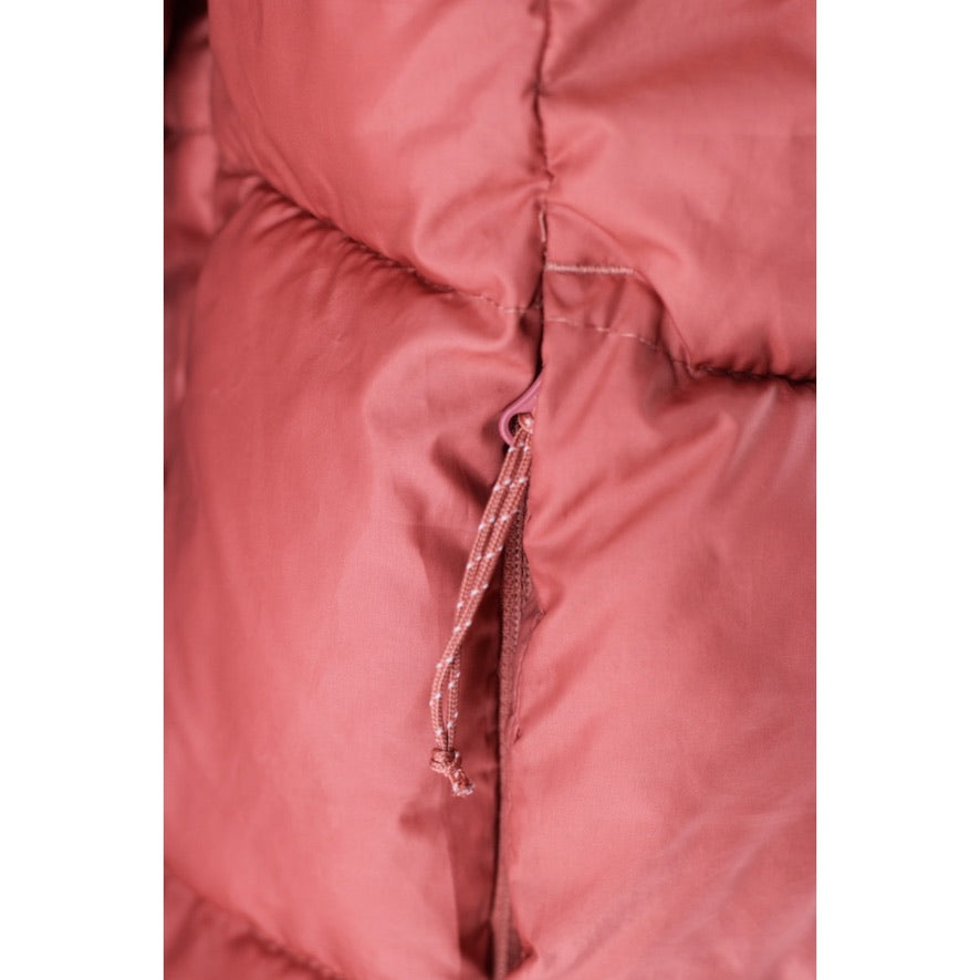 Columbia Puffer Jacket Women’s Medium Pink Brown Colour Block Coat