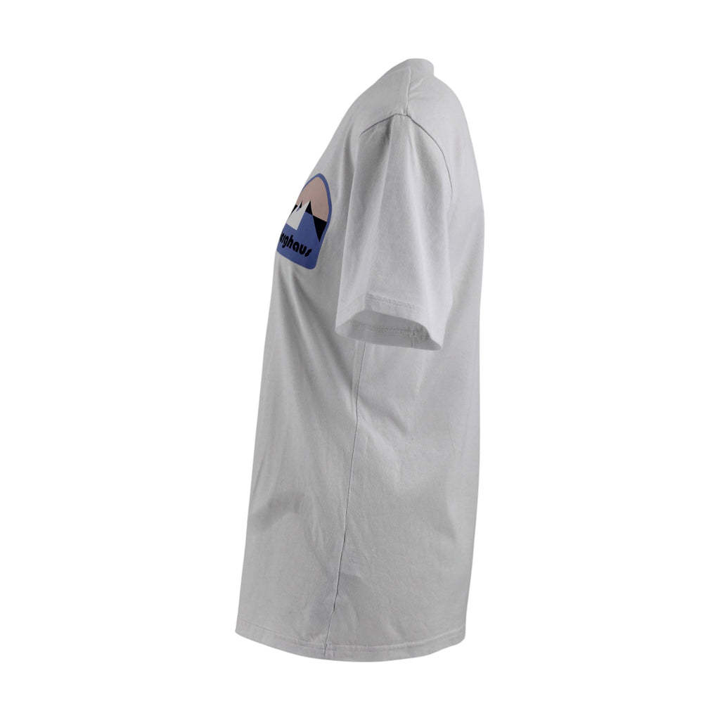 Berghaus Logo T-Shirt Women's M White Cotton Crew Neck Tee