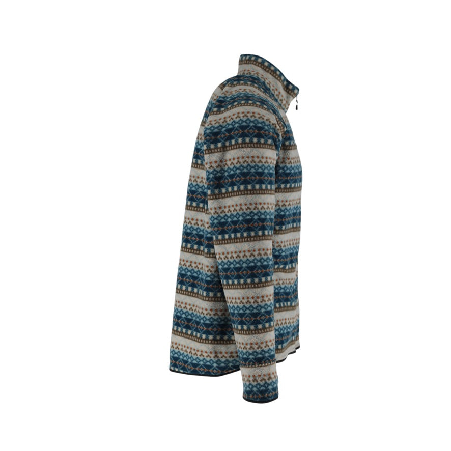 Montbell Climaplus Fleece Men’s Large Fair Isle Full Zip Jacket 1106471