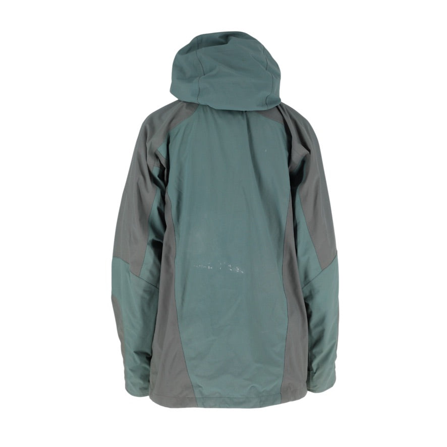 Berghaus Aquafoil Jacket Men’s Small Green Grey Waterproof Hiking Shell Coat