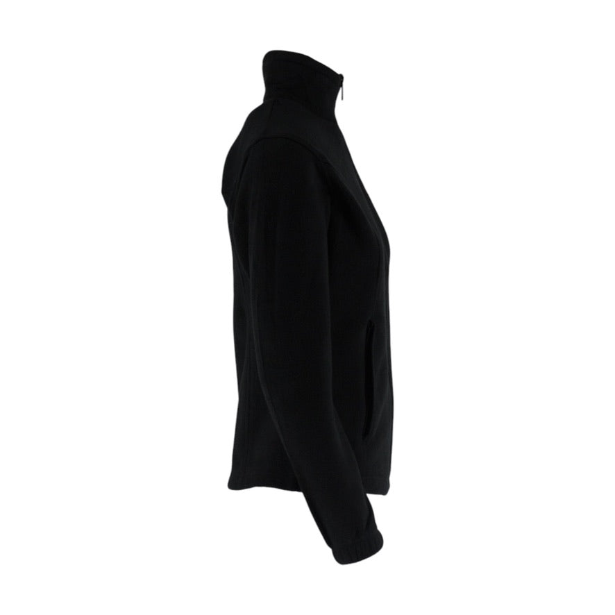 Columbia Full Zip Fleece Jacket Women's M Black