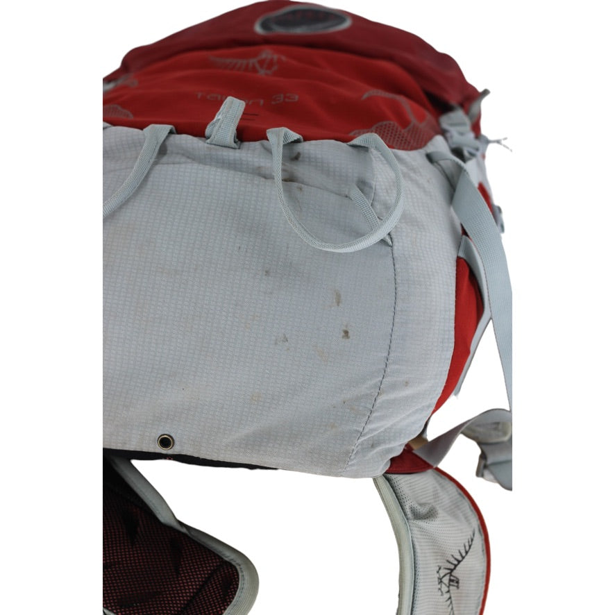Osprey Talon 33 Backpack Unisex M/L Red Grey AirScape Hiking Rucksack 33L