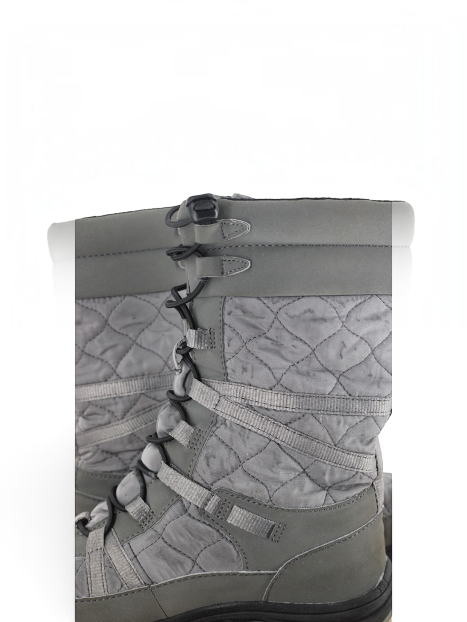 Merrell Winter Boots Women’s UK 4.5 Grey Quilted Insulated Outdoor J99142