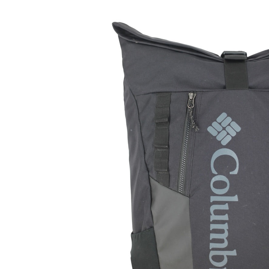 Columbia Roll Top Backpack Unisex One Size Black Outdoor Travel Hiking Bag
