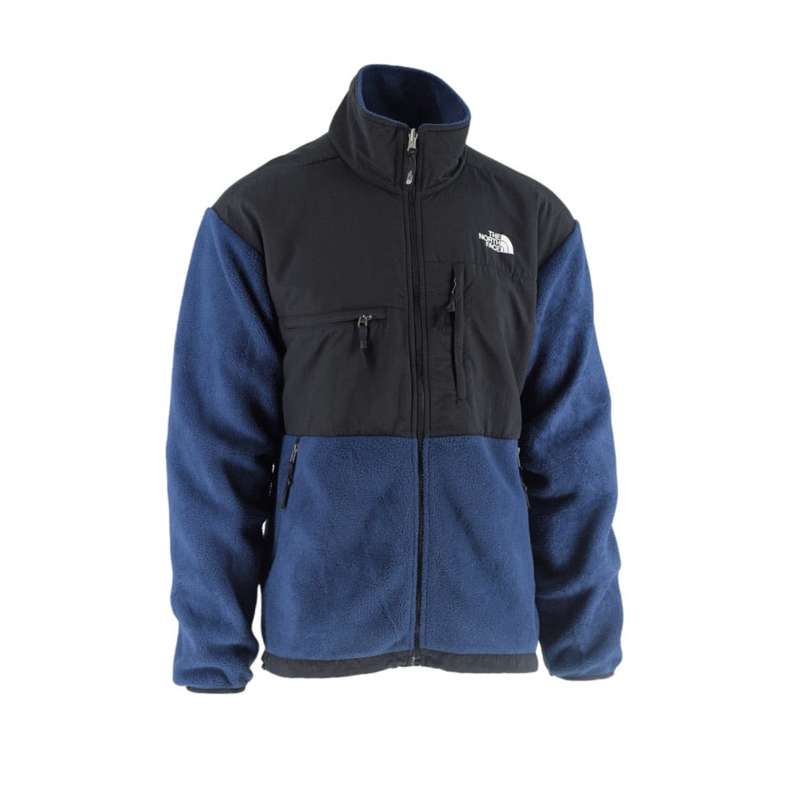 The North Face Denali Polartec Recycled Fleece Jacket Men's L Navy Blue Full Zip