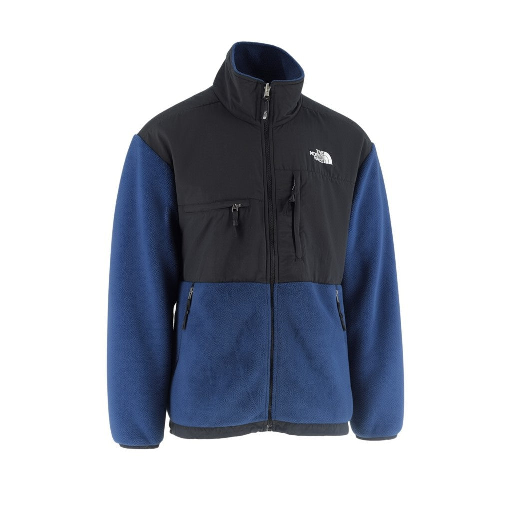 The North Face Denali Polartec Recycled Fleece Jacket Men's L Navy Blue Full Zip