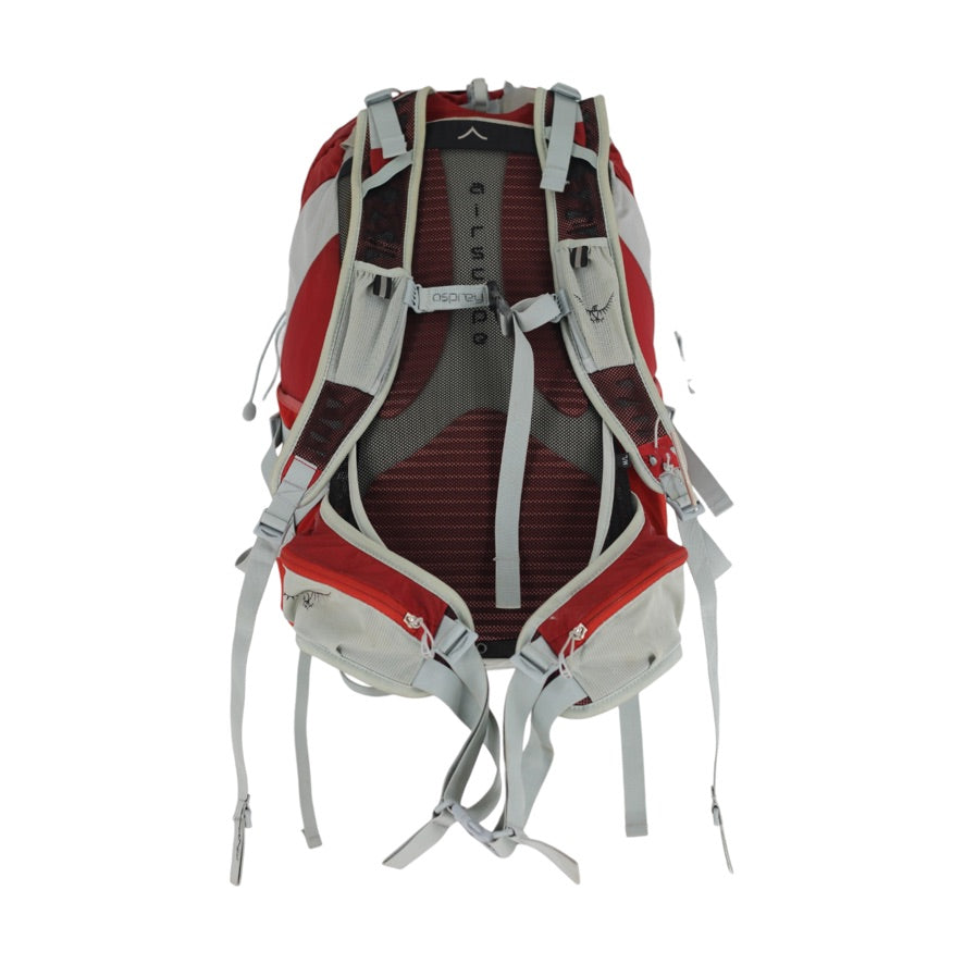 Osprey Talon 33 Backpack Unisex M/L Red Grey AirScape Hiking Rucksack 33L
