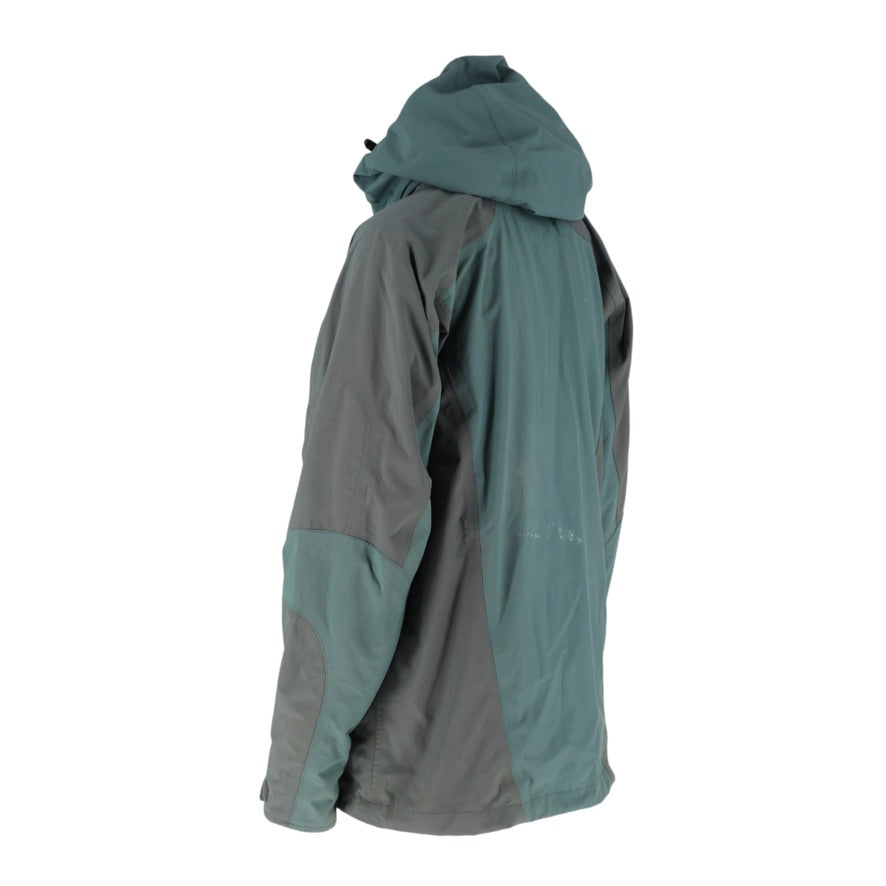 Berghaus Aquafoil Jacket Men’s Small Green Grey Waterproof Hiking Shell Coat