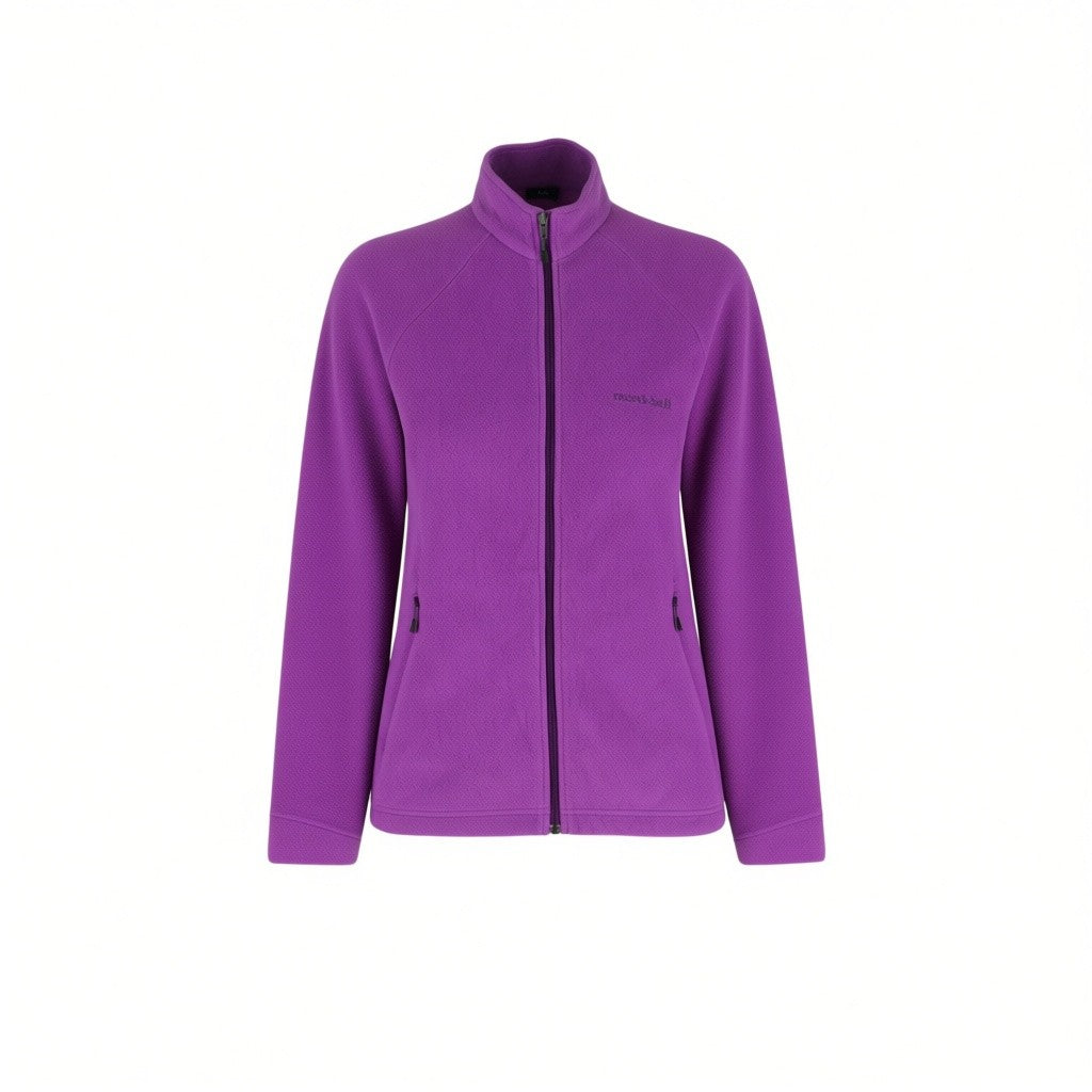 Montbell Chameece Fleece Women’s Medium Purple Full Zip Jacket