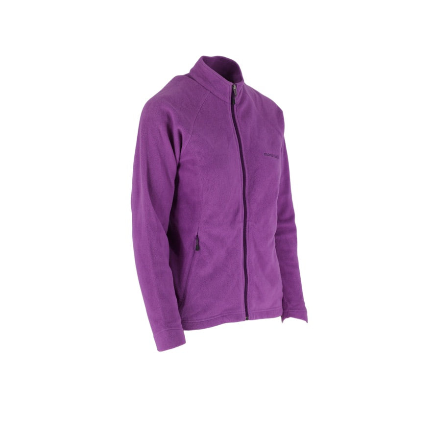 Montbell Chameece Fleece Women’s Medium Purple Full Zip Jacket