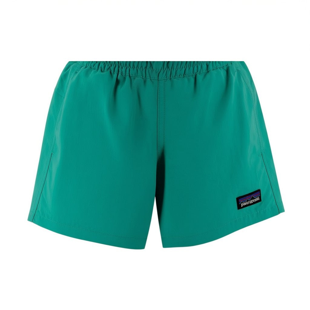 Patagonia Baggies Shorts Kids Small 7-8 Green Recycled Nylon Outdoor Shorts