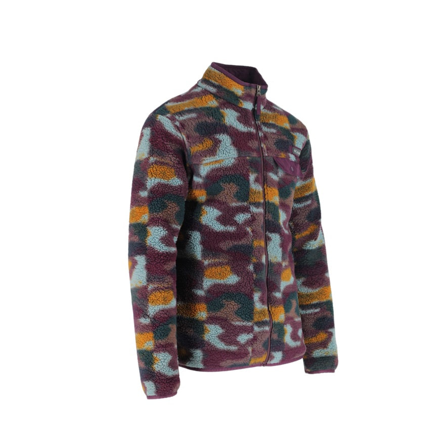 Columbia Sherpa Fleece Men’s Large Multicolour Camo Full Zip Jacket