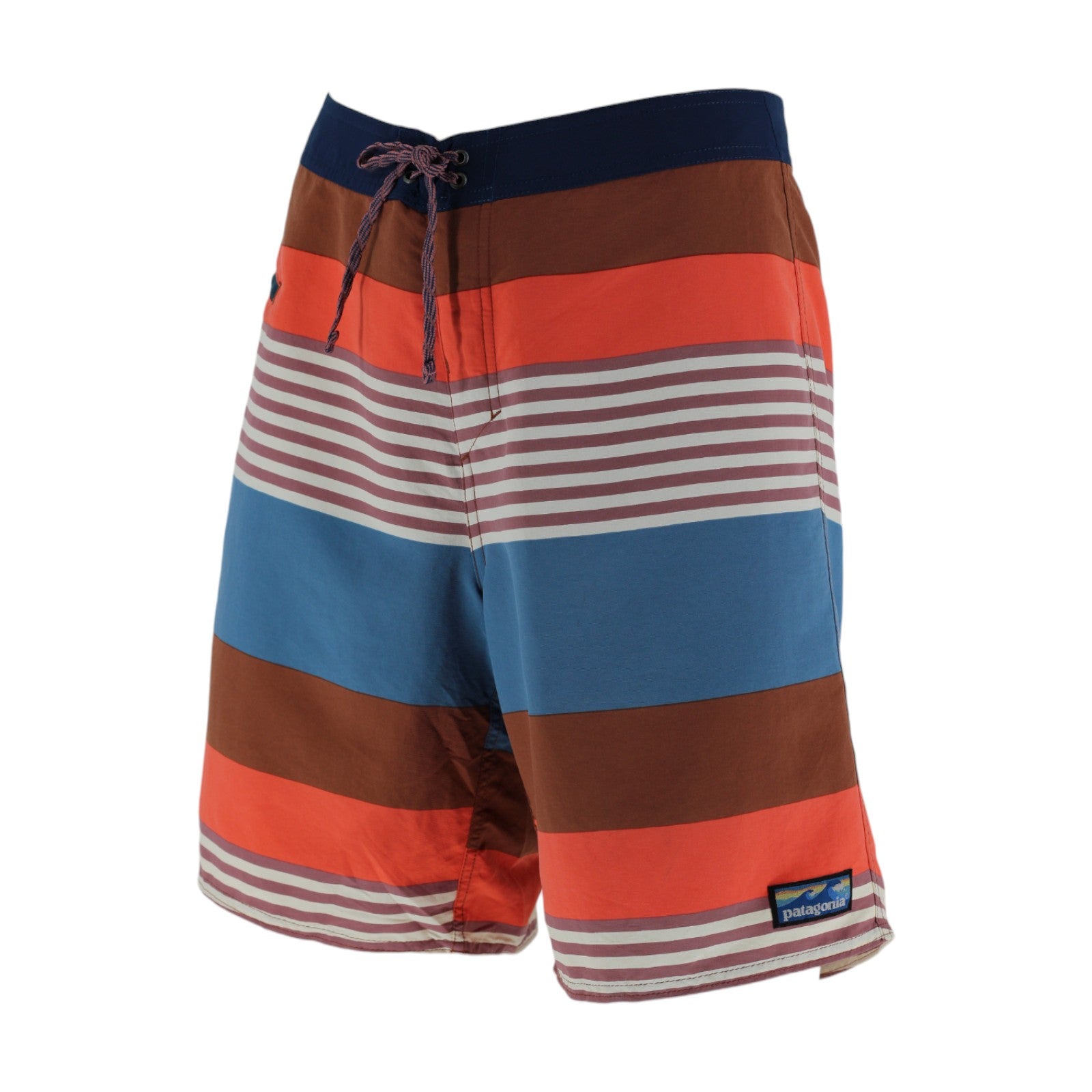 Patagonia Striped Boardshorts Swim Shorts Men's W34 Recycled Nylon