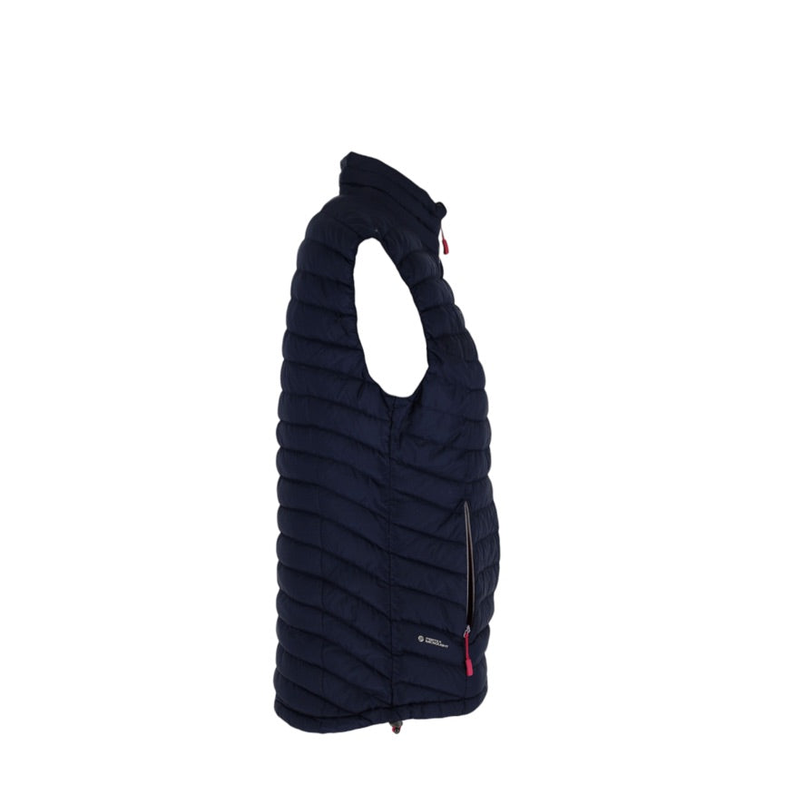 Rab Microlight Gilet Women’s UK 12 Navy Blue Down Pertex Insulated Vest