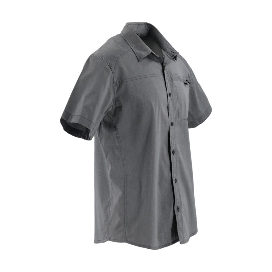 Arc'teryx Shirt Men's M Grey Cotton Blend Short Sleeve – Adventure