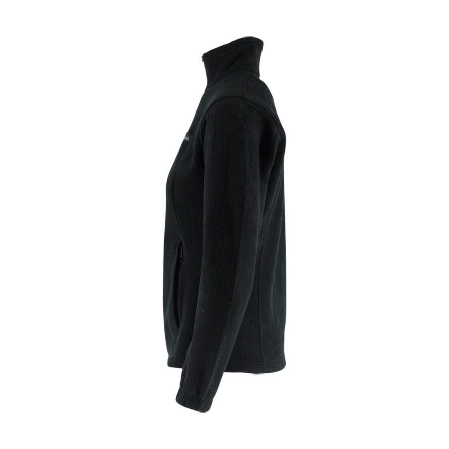 Columbia Full Zip Fleece Jacket Women's M Black