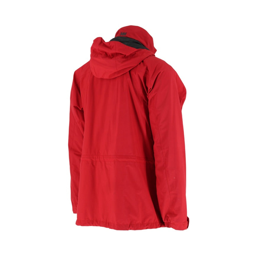 Helly Hansen Helly Tech Jacket Men’s Large Red Waterproof Windproof Shell Coat