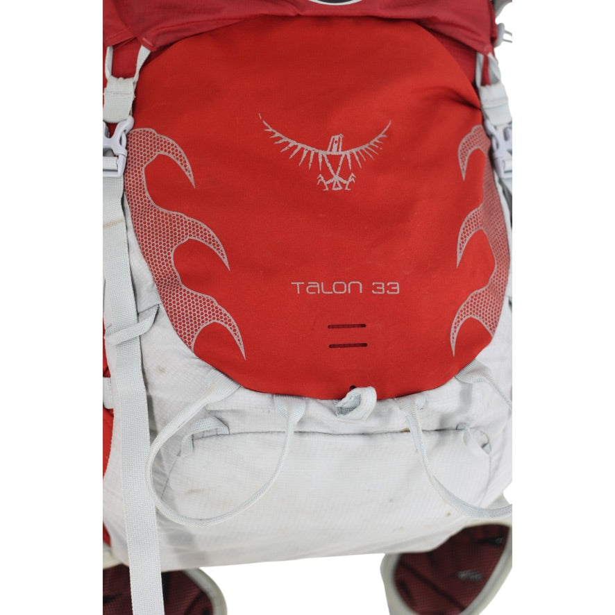Osprey Talon 33 Backpack Unisex M/L Red Grey AirScape Hiking Rucksack 33L