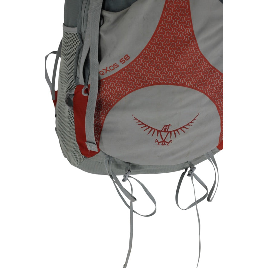 Osprey Exos 58 Rucksack Men’s Large Grey Red AirSpeed Framed Backpack 58L