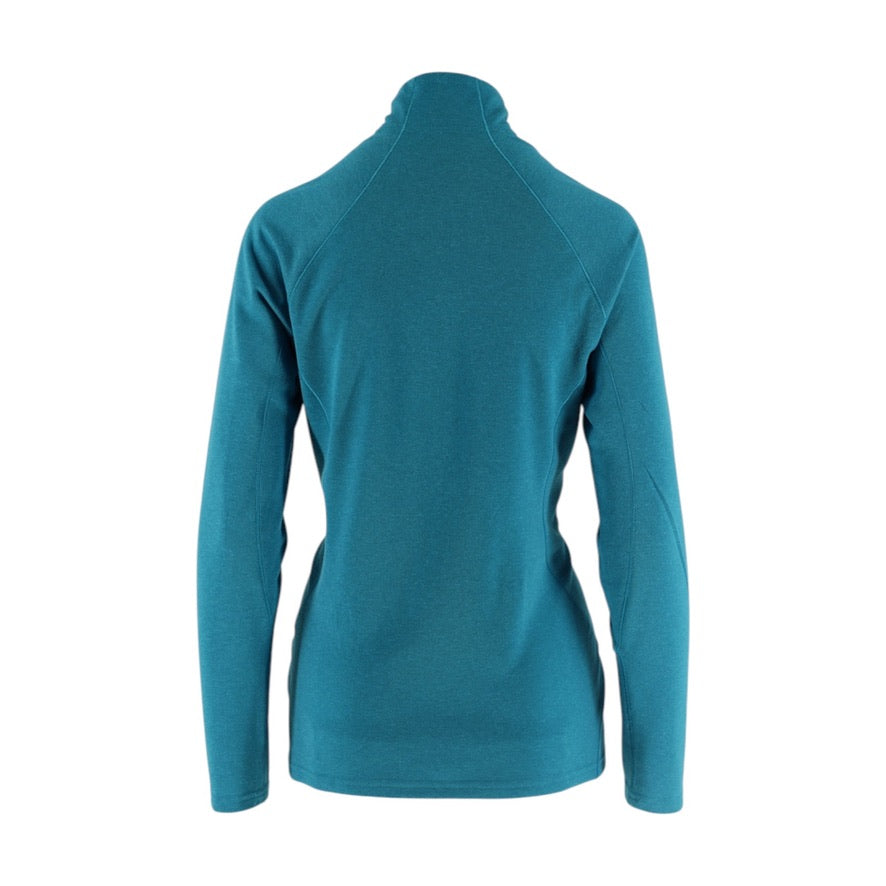 Patagonia Capilene Midweight 3 1/4 Zip Base Layer Top Women's M Blue