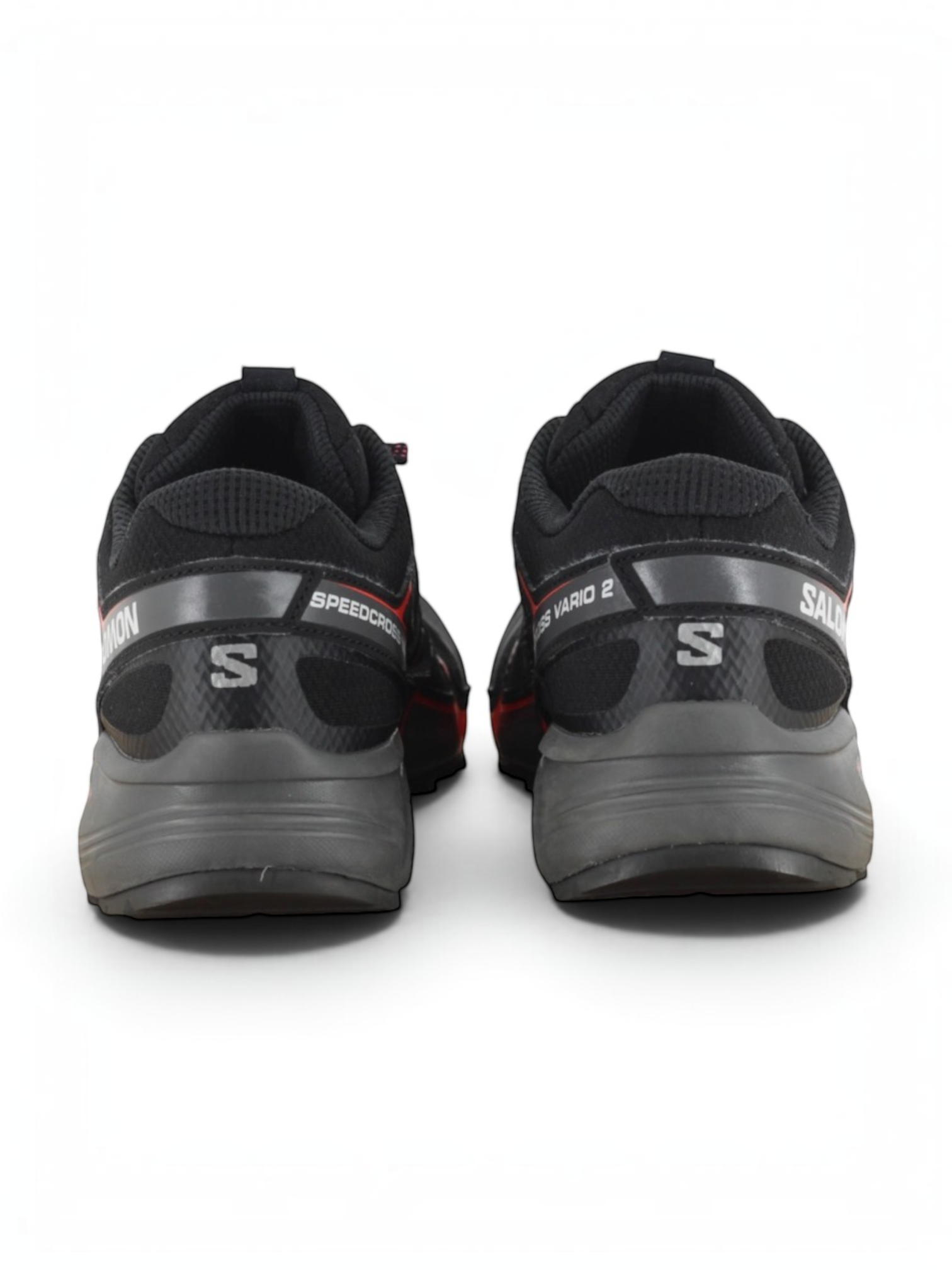 Salomon Speedcross Vario 2 Trainers Women’s UK 6.5 Black Red Trail Running Shoes