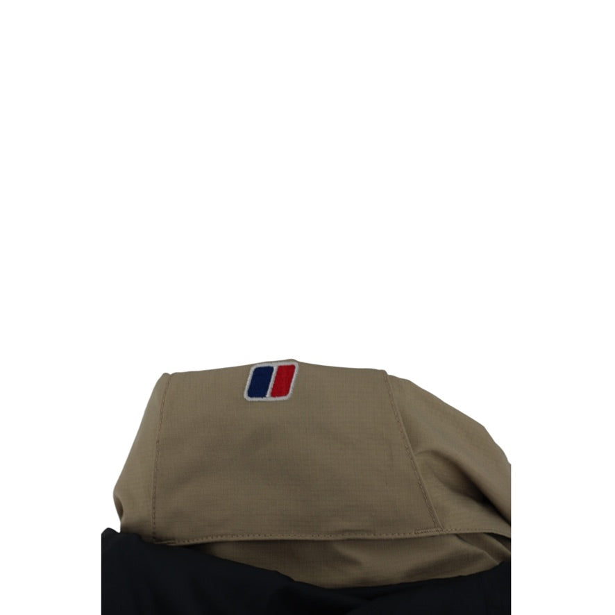 Berghaus GORE-TEX Coat Men’s XL Beige Insulated Waterproof Hooded Jacket