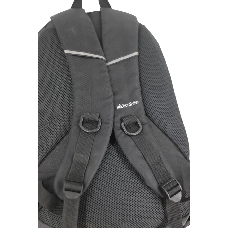 Eurohike Nova 25 Backpack Unisex Black 25L Tri-Flow Hiking Walking Rucksack