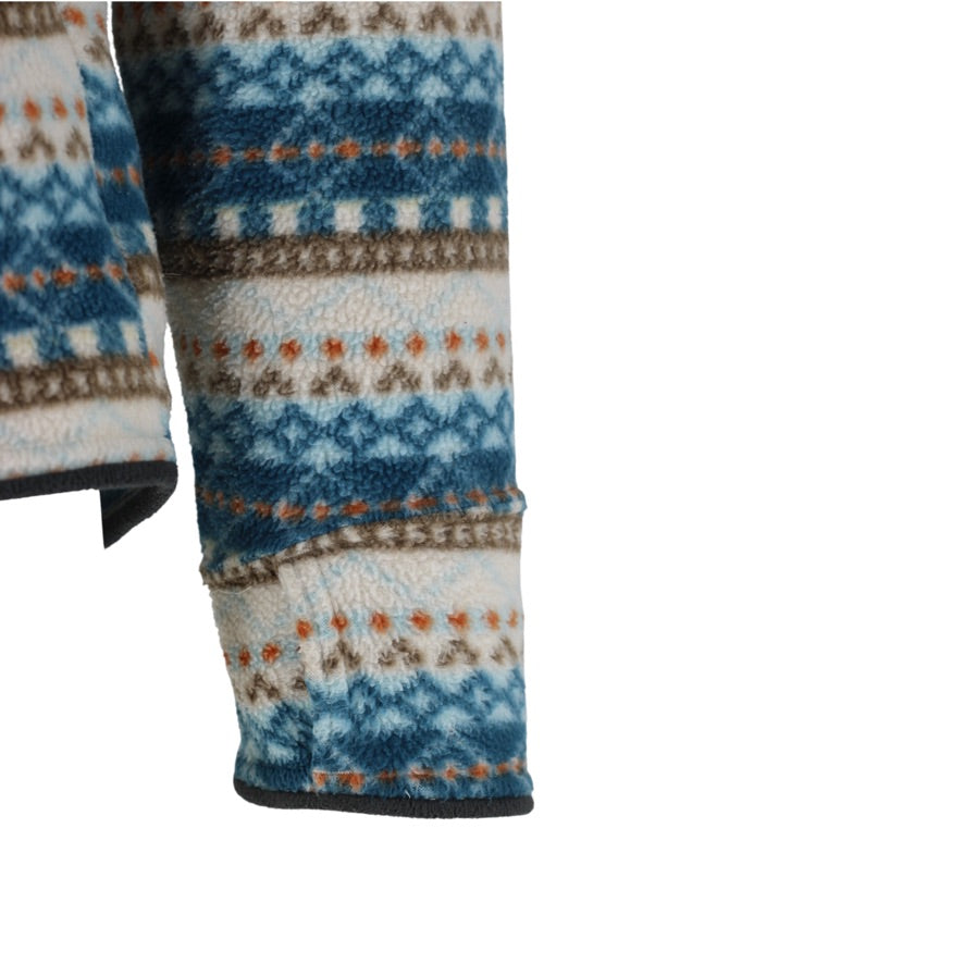 Montbell Climaplus Fleece Men’s Large Fair Isle Full Zip Jacket 1106471