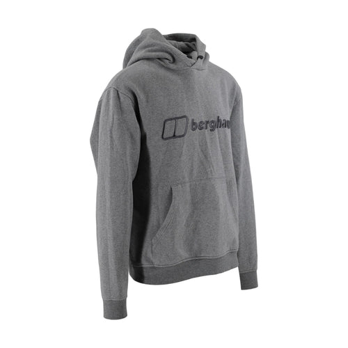 Berghaus Pullover Hoodie Men's L Grey Cotton Blend Hooded Sweatshirt