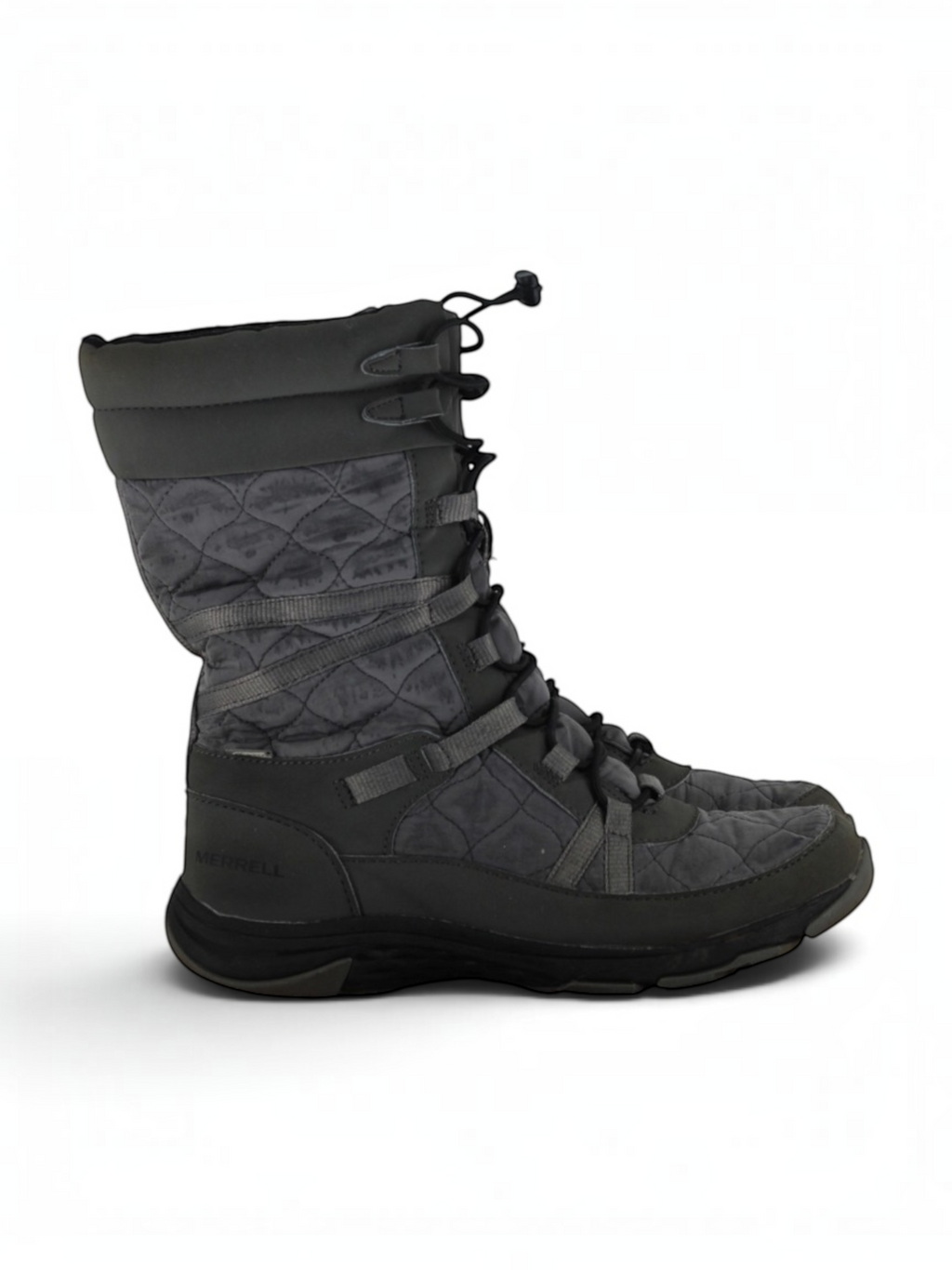 Merrell Winter Boots Women’s UK 4.5 Grey Quilted Insulated Outdoor J99142