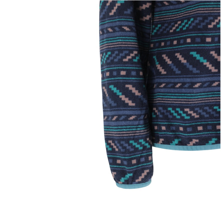 Patagonia Micro D Snap-T Fleece Women’s XL Patterned Pullover STY26020